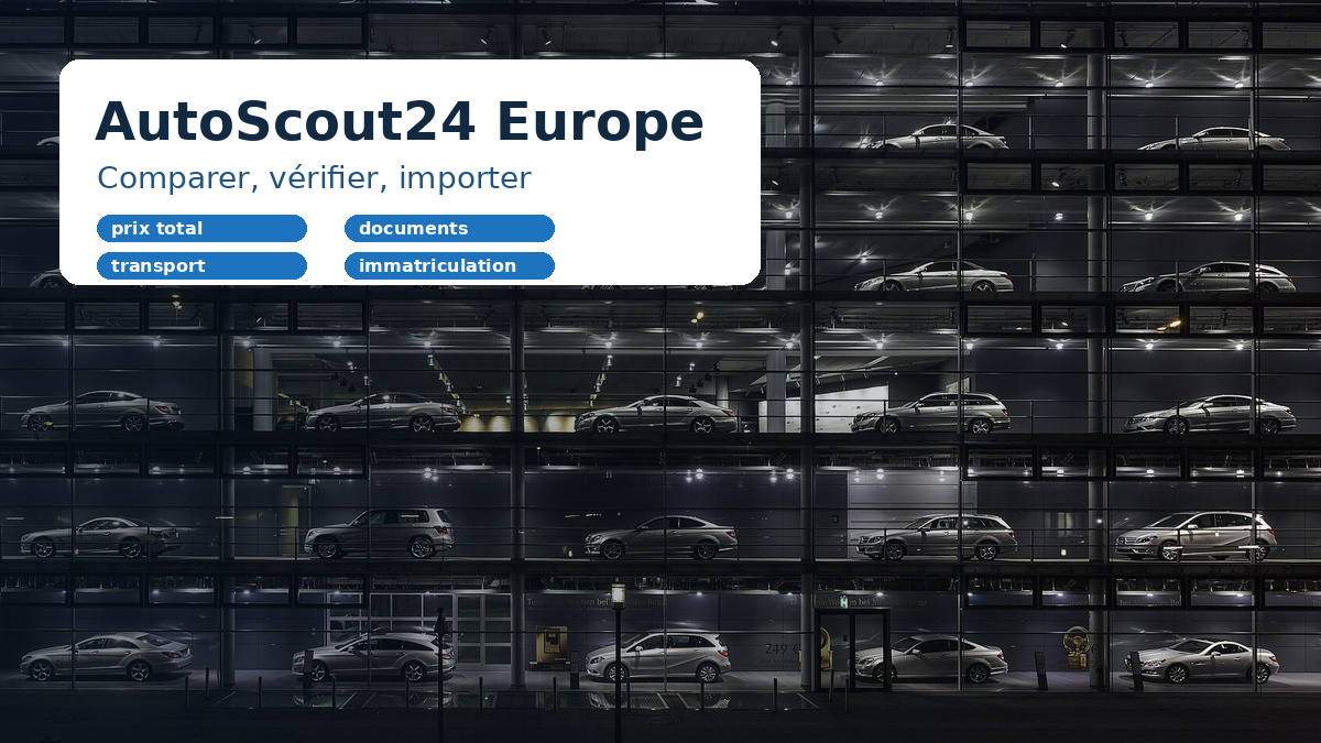 AutoScout24 Europe recherche de voiture d’occasion en concession européenne